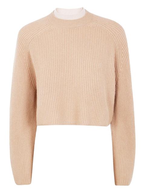 ribbed wool sweater