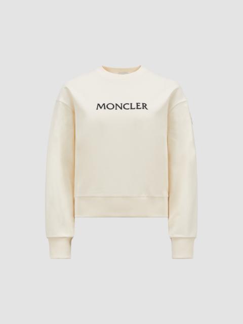 Embroidered Tonal Logo Cotton Sweatshirt