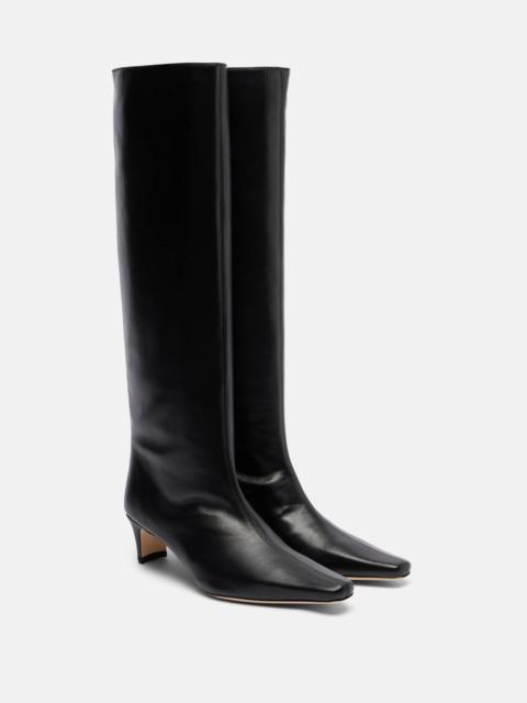 Wally leather knee-high boots