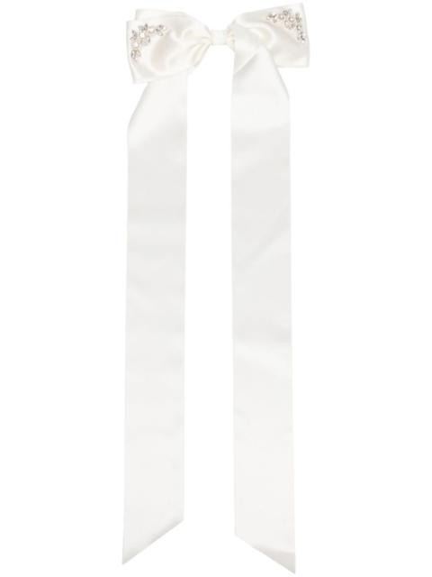 Simone Rocha crystal-embellished bow hair clip | REVERSIBLE