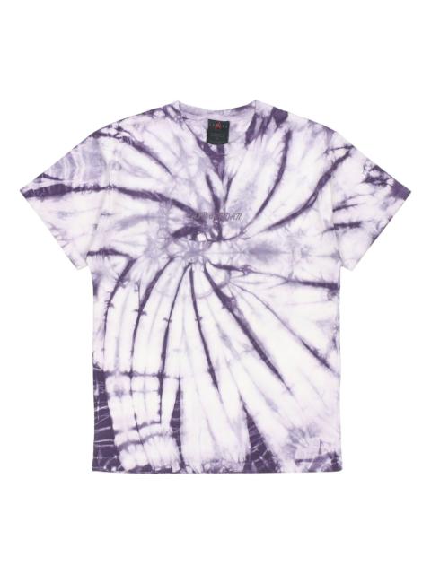 Air Jordan Tie Dye Printing Loose Knit Short Sleeve Purple DQ3903-102