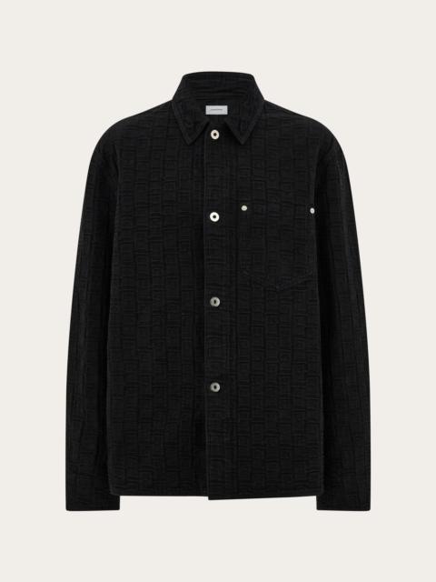 Ferragamo Monogram over shirt