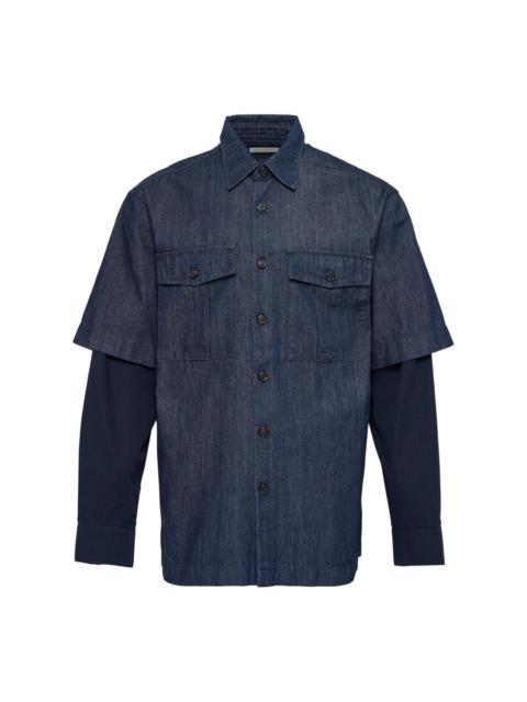 Loose Fit Patch Pockets Shirt