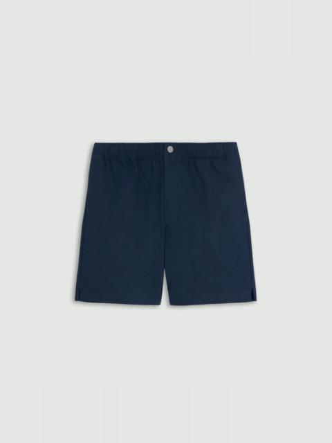 Drawstring Short in Stretch Cotton Canvas