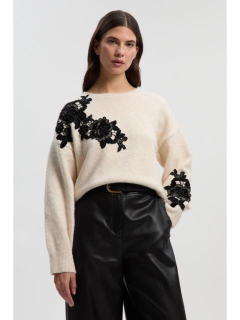 Lace Embellished Cosy Jumper