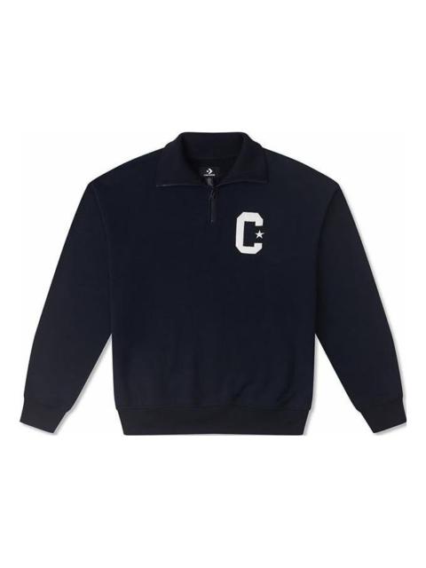 Converse Logo Essential Sweatshirt 'Black' 10026553-A01