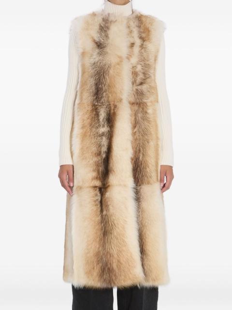 lamb fur vest