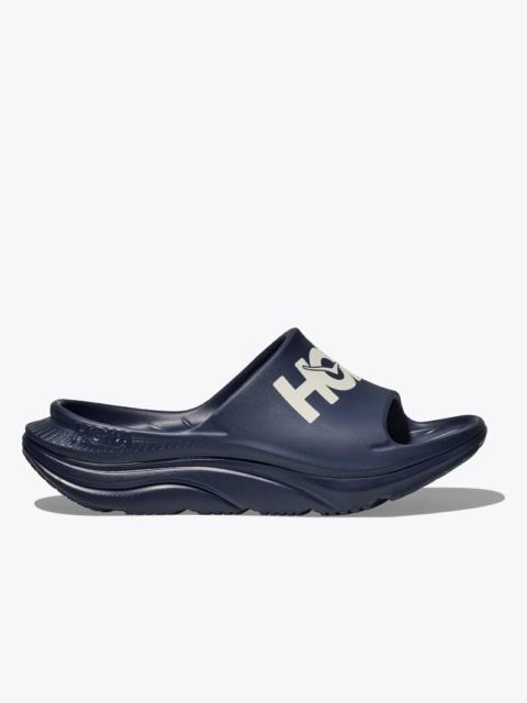 Ora Athletic Slide Shoes in Varsity Navy/White