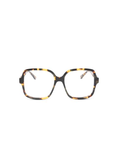 geometric frame glasses