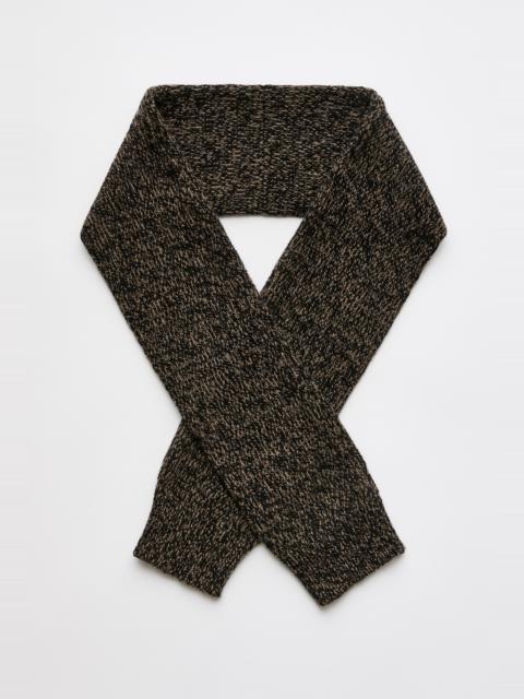 Sleeve Scarf Bear Twist Mouline Wool
