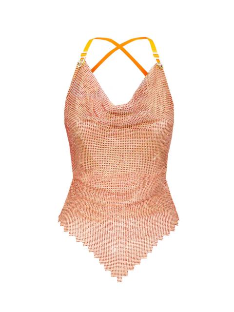 RHINESTONED BEYAN TOP APEROL SPRITZ