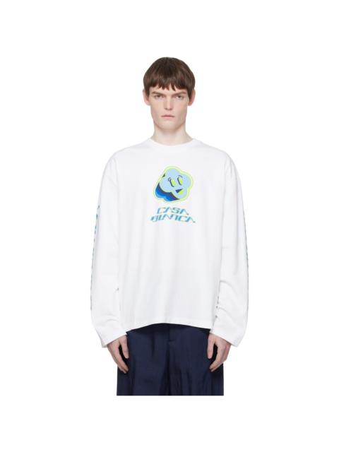 White Smiley Future Long Sleeve T-shirt