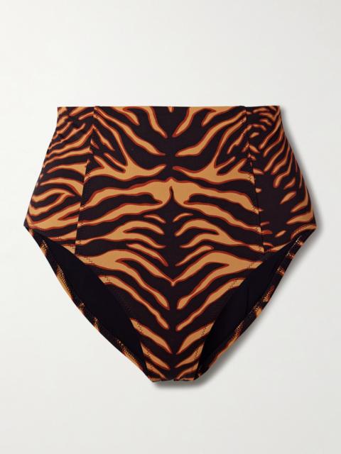 Zahara Tiger-print Bikini Briefs