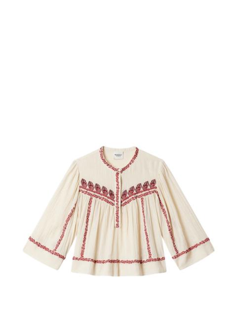 JULINE embroidered top