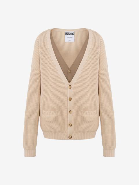 ORGANIC COTTON BLEND CARDIGAN