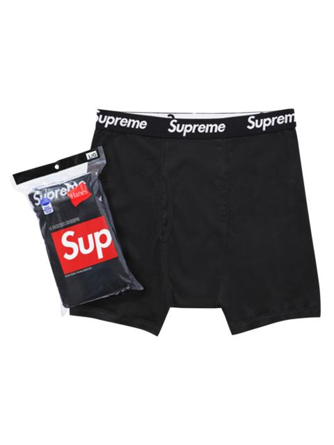Supreme x Hanes Boxer Briefs (4 Pack) 'Black'