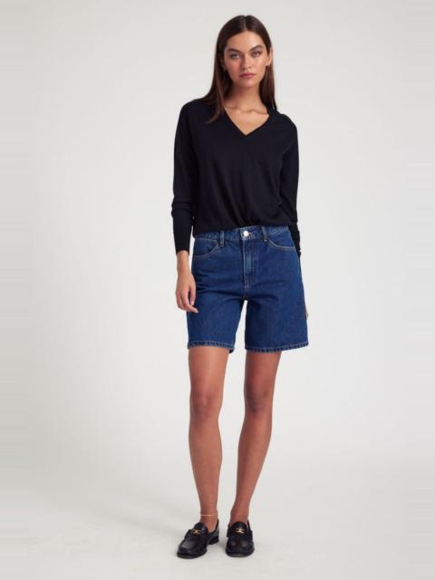 ALICIA A-LINE DENIM SHORTS