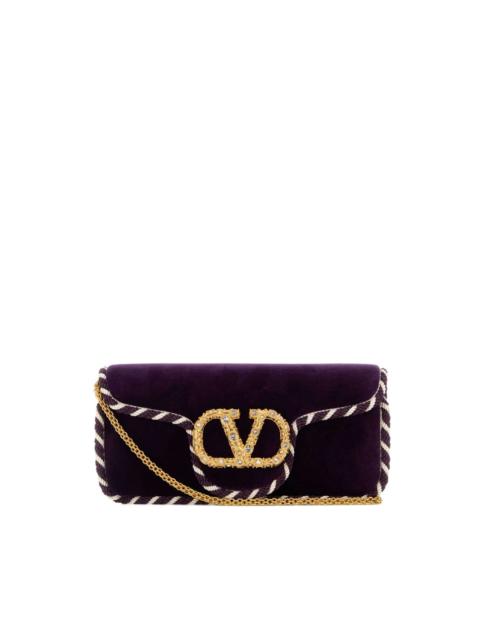 Locò velvet clutch bag