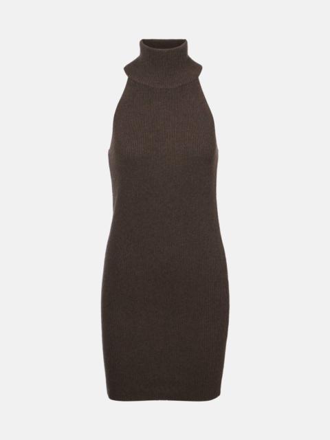 Lisa cashmere turtleneck minidress