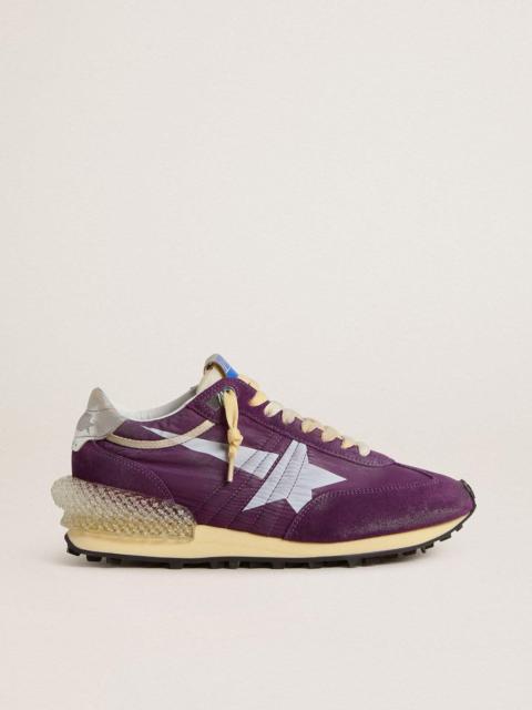 Men’s Marathon with purple nylon upper and white star
