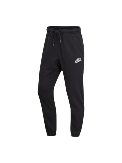 Men's Nike Fleece Knit Soft Lacing Sports Pants/Trousers/Joggers Black DM1243-010