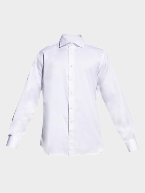 Men's Solid Twill Dress Shirt