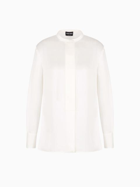 Silk charmeuse shirt