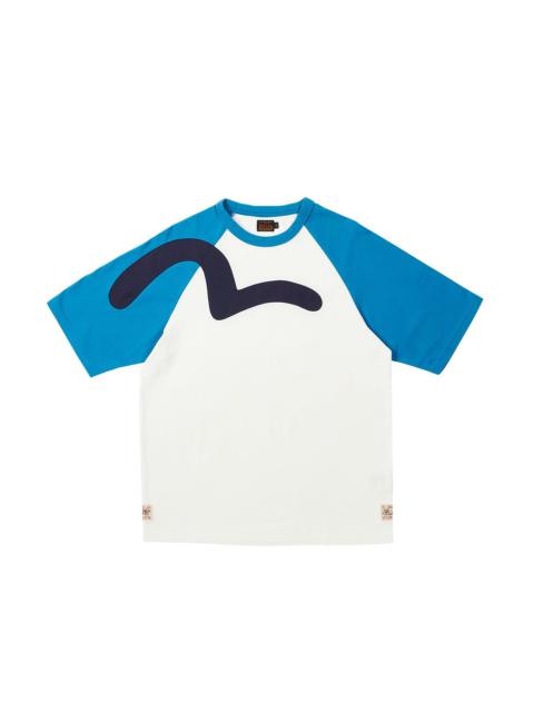 PALACE EVISU SEAGULL RAGLAN T-SHIRT OFF WHITE
