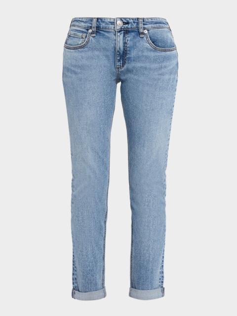 Dre Low-Rise Slim Boyfriend Jeans