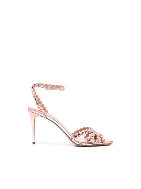 Tequila scalloped embellished sandals