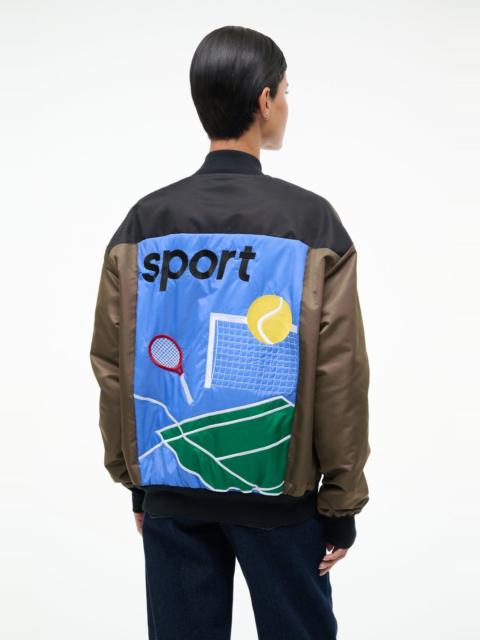 STAUD ATHENA JACKET TRUFFLE