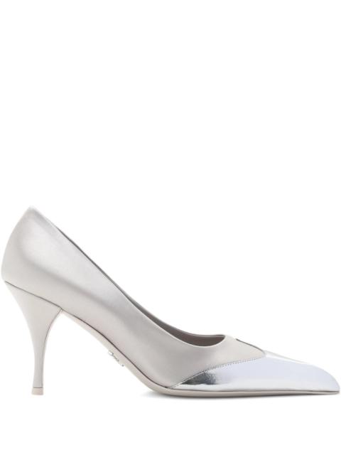 Metallic-toecap Pumps
