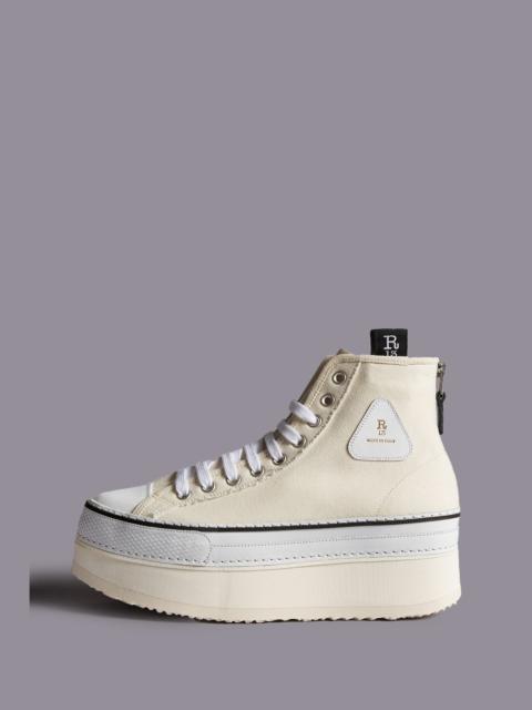 COURTNEY PLATFORM HIGH TOP SNEAKER - ECRU