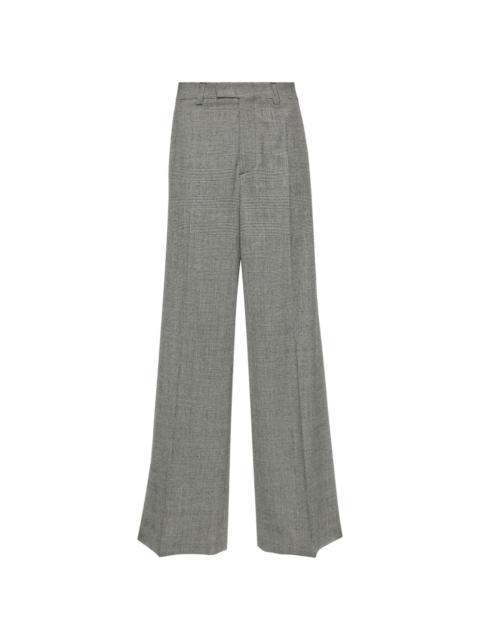 Prince of Wales wide-leg trousers