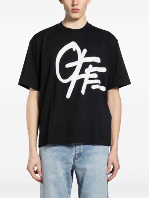 spray logo skate T-shirt