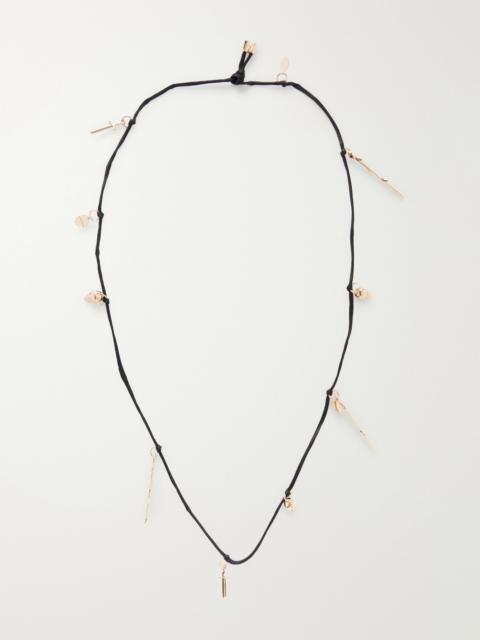 Gold-tone Cord Necklace