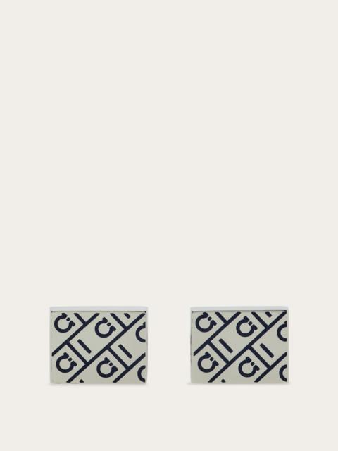 Ferragamo monogram cufflinks