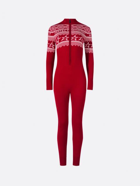 Intarsia-Knit Merino Wool Jumpsuit