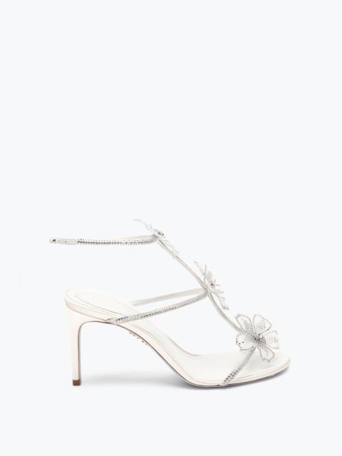 PEACH FLOWER IVORY SANDAL 80