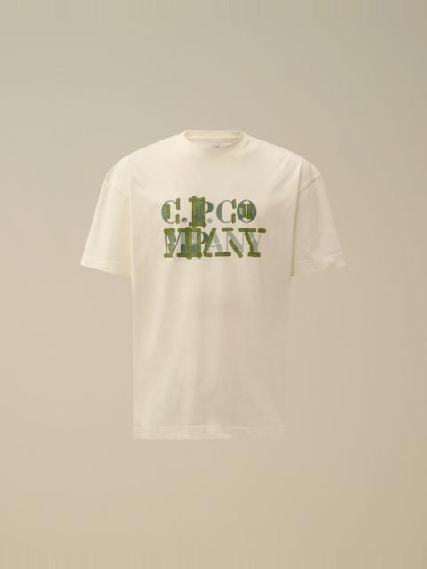 30/1 Jersey Blurred Logo T-Shirt