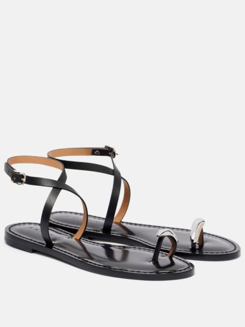 Kigali embellished leather sandals