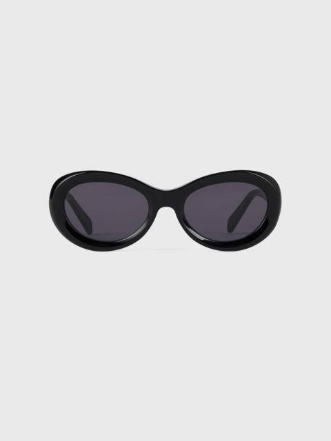 Oval sunglasses black