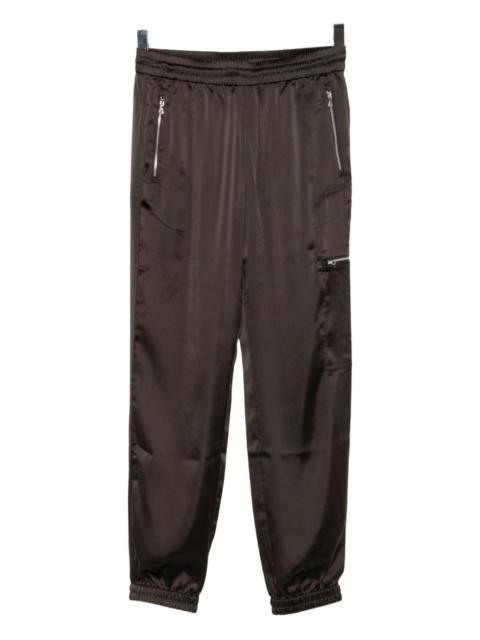 logo-embroidered trousers