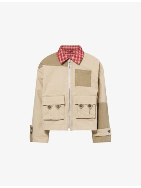 Marcelle Reversible Cotton Barn Jacket