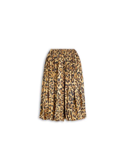 TAFFETA A-LINE SKIRT