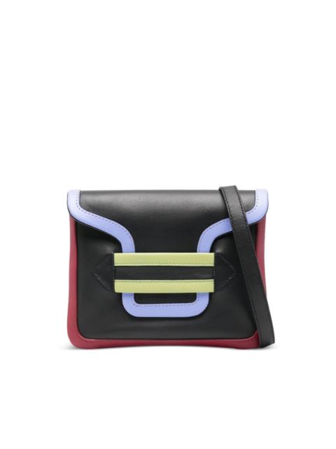 colourblock strap clutch