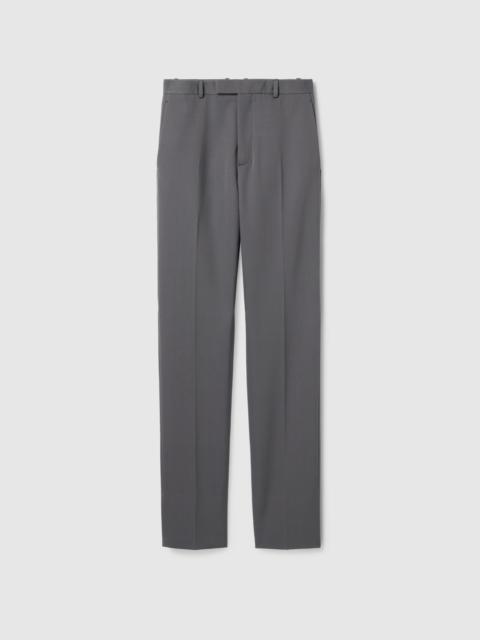 Heavy wool satin pant
