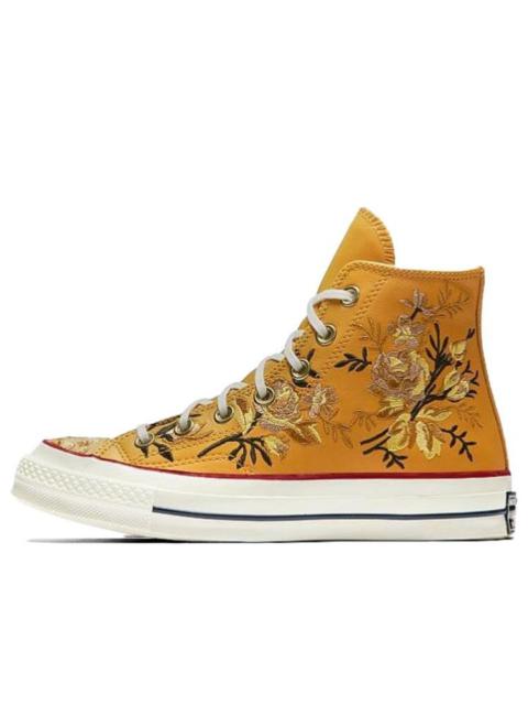 (WMNS) Converse Chuck 70 High 'Parkway Floral Embroidery - Turmeric Gold' 561651C