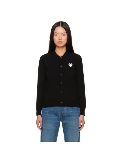 Black Heart Patch Cardigan