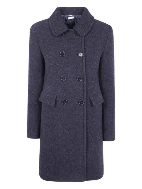 double-breasted wool coat